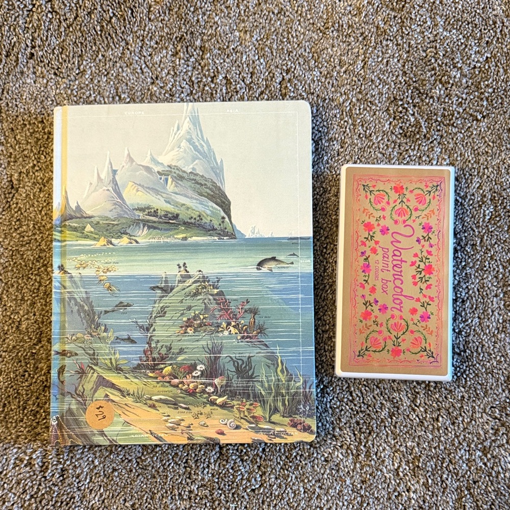 Scenic Notebook and Watercolor Set